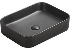 Mexen Vena lavabo de comptoir 50 x 37 cm, Noir mat - 22195085