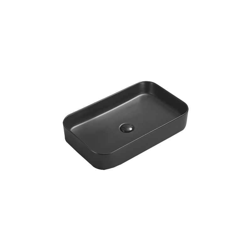 Mexen Vena lavabo de comptoir 60 x 37 cm, Noir mat - 22196085