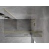 Mexen Mist H T cabine de douche à porte battante droite 120 x 80 cm, transparent, dorée - 8A5T-120-080-50-00-P