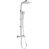 Mexen CQ45 ensemble de douche de surface avec pomme de douche et robinet thermostatique, chrome - 772504595-00
