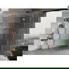 Cabine de douche Mexen Mist H T pivotante droite 105 x 85 cm, transparente, or - 8A5T-105-085-50-00-P
