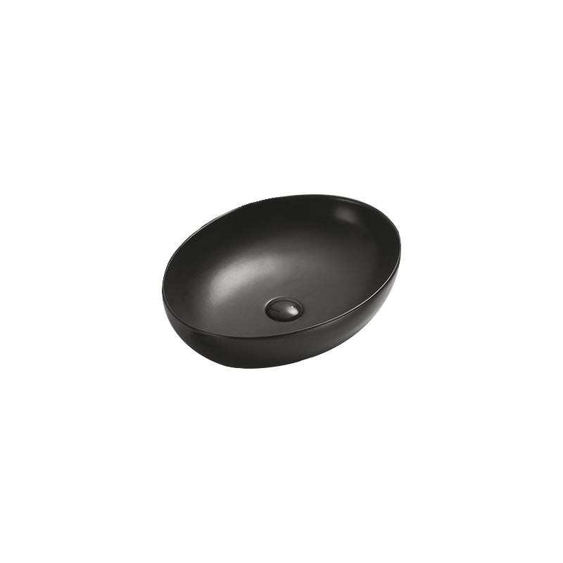 Mexen Jowita lavabo de comptoir 52 x 39 cm, Noir mat - 21355285
