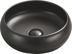 Mexen Lola lavabo de comptoir 36 x 36 cm, Noir mat - 22213685