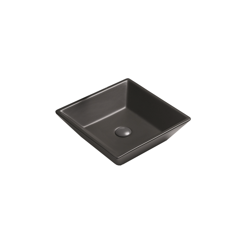 Mexen Pola lavabo de comptoir 41 x 41 cm, Noir mat - 22224185