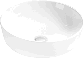 Mexen Lana lavabo de comptoir 41 x 41 cm, Blanc - 22234100