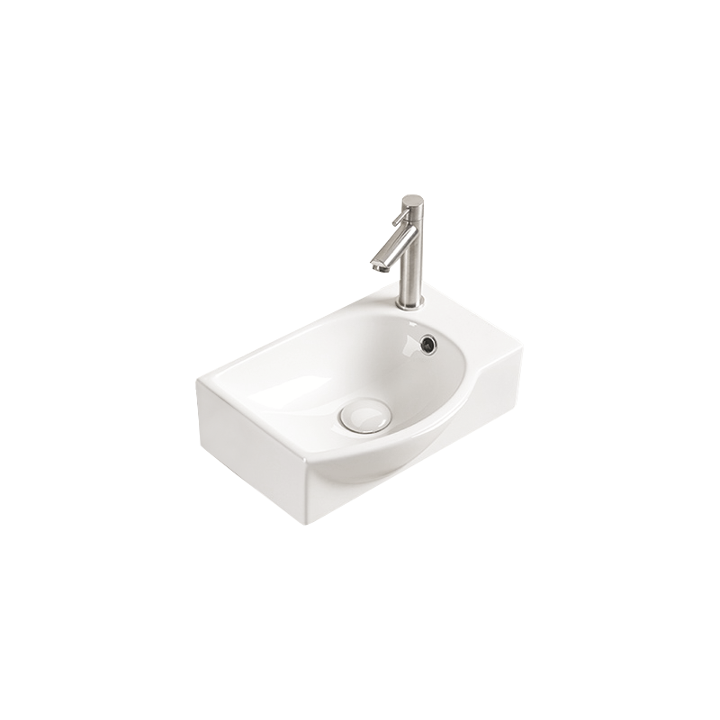 Mexen Mista lavabo de comptoir gauche 40 x 28 cm, Blanc - 22174000L
