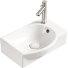 Mexen Mista lavabo sur plan gauche 40 x 28 cm, blanc - 22174000L