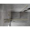 Mexen Mist-H T cabine de douche pivotante gauche 100 x 75 cm, transparent, or - 8A5T-100-075-50-00-L