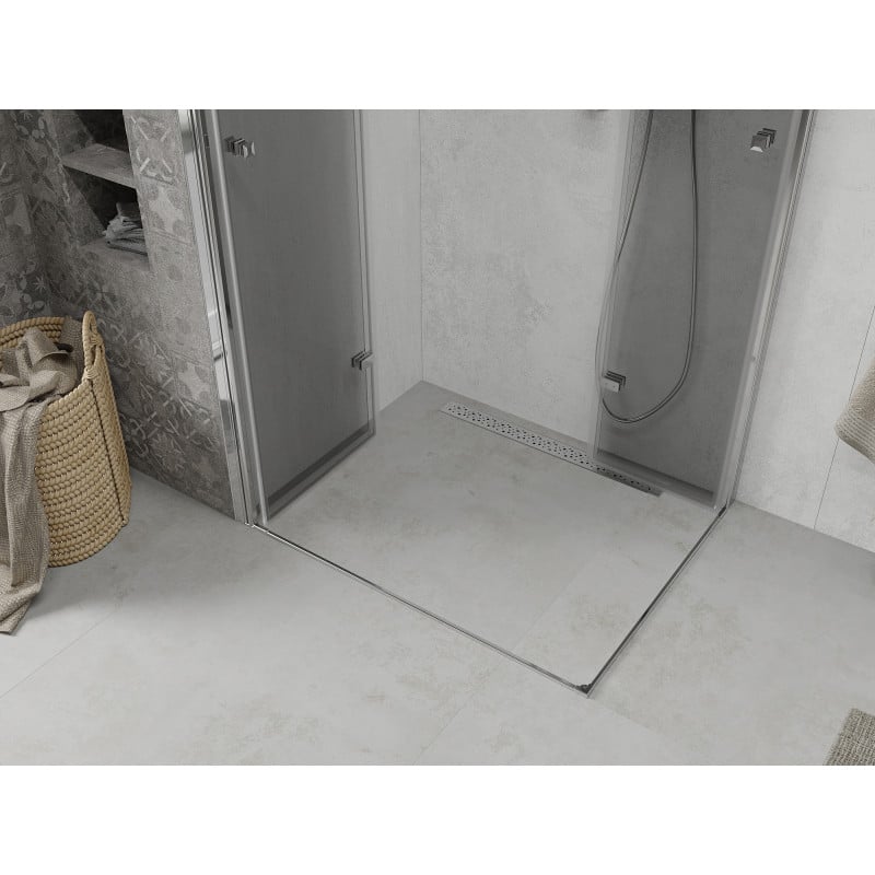 Mexen Lima Duo cabine de douche pliante 100 x 70 cm, transparent, chromé - 856-100-070-02-00