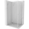 Mexen Lima Cabine de douche Duo pliante 100 x 80 cm, transparent, chrome - 856-100-080-02-00