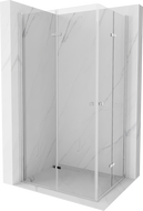 Mexen Lima Cabine de douche Duo pliante 100 x 80 cm, transparent, chrome - 856-100-080-02-00