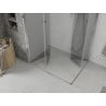 Mexen Lima Duo cabine de douche rabattable 100 x 90 cm, transparent, chrome - 856-100-090-02-00