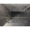 Mexen Lunar T cabine de douche pivotante gauche 90 x 80 cm, transparent, or - 834T-090-080-50-00-L