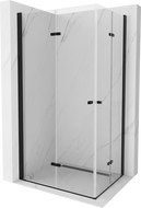 Mexen Lima Duo cabine de douche pliante 90 x 80 cm, transparent, noire - 856-090-080-70-00-02