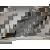 Mexen Lima Duo cabine de douche pliante 100 x 90 cm, transparente, noire - 856-100-090-70-00-02