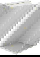 Mexen Lunar T cabine de douche ouvrante gauche 100 x 90 cm, transparent, or - 834T-100-090-50-00-L