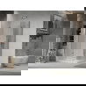 Mexen Lima Duo cabine de douche pliante 80 x 70 cm, transparent, chrome + receveur Flat - 856-080-070-01-02-4010