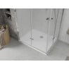 Mexen Lima Duo cabine de douche pliante 80 x 70 cm, transparent, chrome + receveur Plat - 856-080-070-01-02-4010