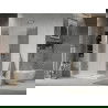 Mexen Lima Duo cabine de douche pliante 80 x 70 cm, transparent, chrome + receveur Flat - 856-080-070-01-02-4010