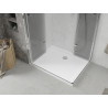 Mexen Lima Duo cabine de douche pliable 90 x 80 cm, transparent, chrome + receveur plat - 856-090-080-01-02-4010