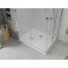Mexen Lima Duo cabine de douche pliante 100 x 90 cm, transparent, chrome + receveur plat - 856-100-090-01-02-4010