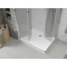 Mexen Lima Duo cabine de douche pliante 100 x 90 cm, transparent, chrome + receveur plat - 856-100-090-01-02-4010