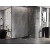 Mexen Lunar T cabine de douche pivotante droite 85 x 90 cm, transparente, dorée - 834T-085-090-50-00-P