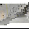 Mexen Lima Duo cabine de douche pliante 100 x 90 cm, transparent, or + receveur Flat - 856-100-090-50-02-4010G