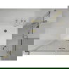 Mexen Lima Duo cabine de douche pliante 100 x 90 cm, transparent, or + receveur Flat - 856-100-090-50-02-4010G