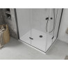 Mexen Lima Duo cabine de douche pliante 80 x 70 cm, transparent, noir + receveur plat - 856-080-070-70-02-4010B