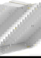 Mexen Lunar T cabine de douche pivotante droite 100 x 90 cm, transparent, or - 834T-100-090-50-00-P