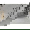 Cabine de douche pliante Mexen Lima Duo 90 x 80 cm, transparente, noire + receveur Flat - 856-090-080-70-02-4010B
