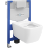 Mexen ensemble encastré WC cadre Fenix XS-F avec cuvette WC Stella, blanc brillant - 6803368XX00