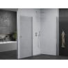 Mexen Pretoria Duo cabine de douche pivotante 90 x 80 cm, transparent, chrome - 852-090-080-02-00