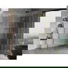 Mexen Mist H T cabine de douche pivotante droite 115 x 90 cm, transparent, doré brossé - 8A5T-115-090-55-00-P