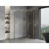 Mexen Mist H T cabine de douche pivotante à droite 90 x 95 cm, transparent, or brossé - 8A5T-090-095-55-00-P