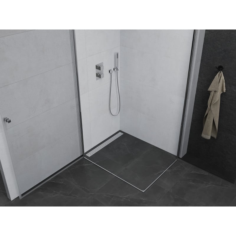 Mexen Pretoria Duo cabine de douche pivotante 100 x 90 cm, transparent, chrome - 852-100-090-02-00