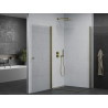 Mexen Pretoria Duo cabine de douche pivotante 100 x 90 cm, transparente, or - 852-100-090-50-00-02