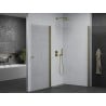 Mexen Pretoria Duo paroi de douche pivotante 100 x 90 cm, transparent, or - 852-100-090-50-00-02