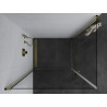 Mexen Pretoria Duo cabine de douche pivotante 100 x 90 cm, transparente, or - 852-100-090-50-00-02