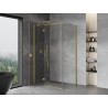 Mexen Mist-H T cabine de douche pivotante gauche 80 x 90 cm, transparent, or brossé - 8A5T-080-090-55-00-L
