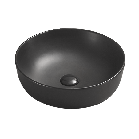 Mexen Lana lavabo à poser 41 x 41 cm, noir mat - 22234185