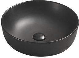 Mexen Lana lavabo de comptoir 41 x 41 cm, Noir mat - 22234185