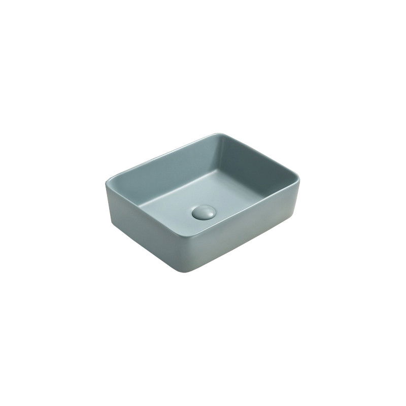 Mexen Catia lavabo de comptoir 48 x 37 cm, Vert mat clair - 21314848
