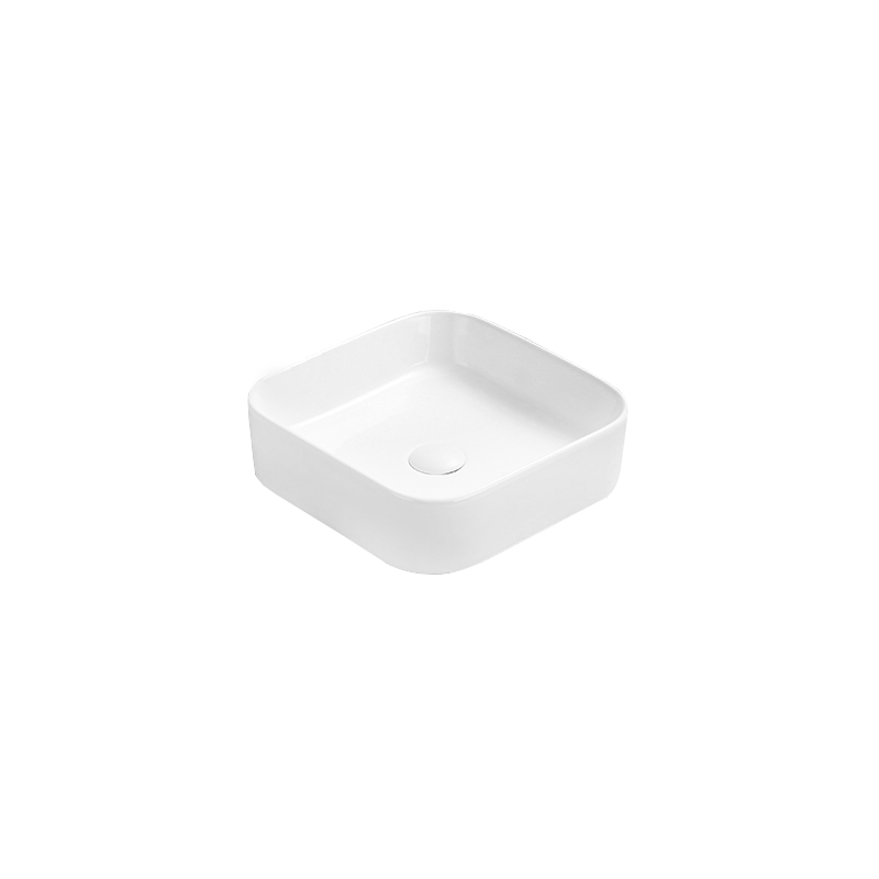 Mexen Vena lavabo de comptoir 37 x 37 cm, Blanc - 22193700