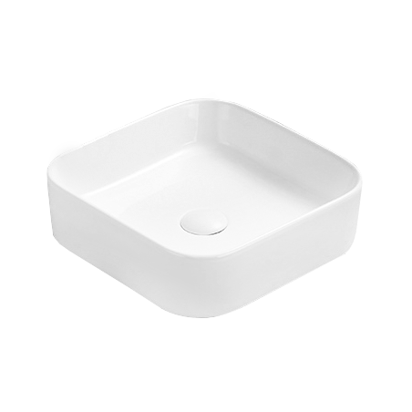 Mexen Vena lavabo à poser 37 x 37 cm, blanc - 22193700