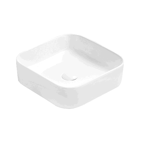 Mexen Vena lavabo de comptoir 37 x 37 cm, Blanc - 22193700