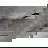 Mexen Mist H T cabine de douche pivotante gauche 120 x 110 cm, transparent, or brossé - 8A5T-120-110-55-00-L