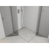 Mexen Roma Duo cabine de douche pivotante 80 x 70 cm, transparent, chrome - 854-080-070-02-00