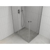 Mexen Roma Duo cabine de douche pivotante 80 x 70 cm, transparent, chrome - 854-080-070-02-00
